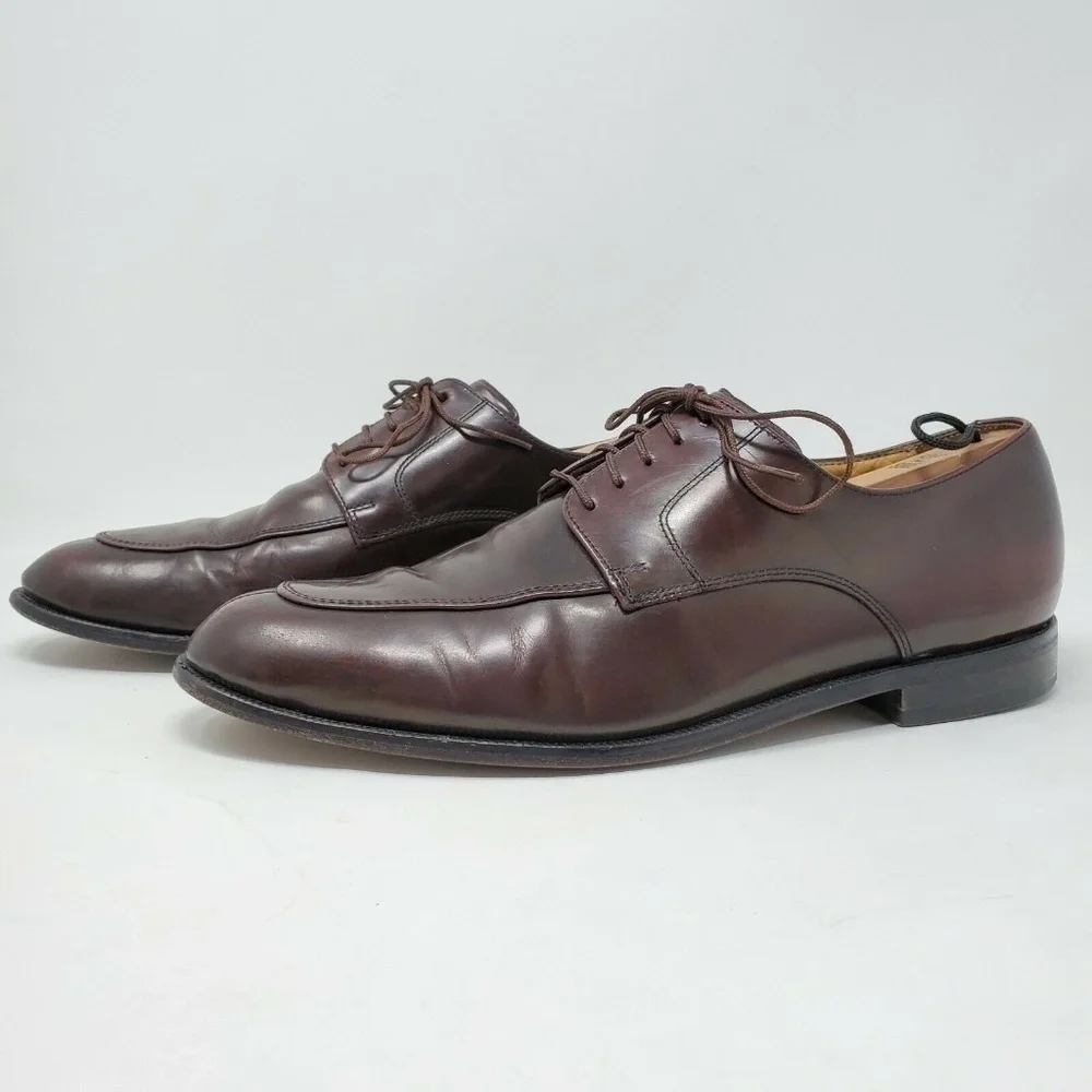 Cole Haan Nike Air Lot Brown Leather Oxford shoes